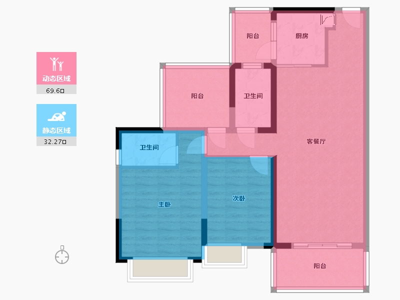 广西壮族自治区-玉林市-玉林奥园康城-88.00-户型库-动静分区