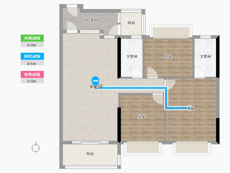 广东省-阳江市-泓景苑-98.00-户型库-动静线