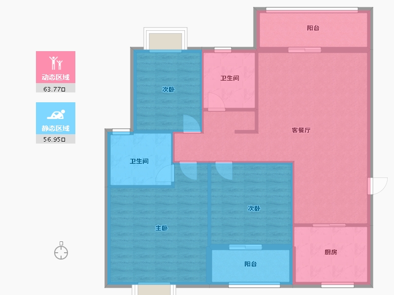 广西壮族自治区-柳州市-丽景嘉苑-110.00-户型库-动静分区