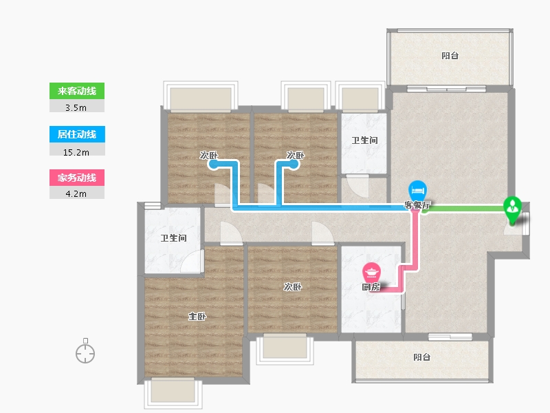 湖南省-衡阳市-翡翠城-13.00-户型库-动静线