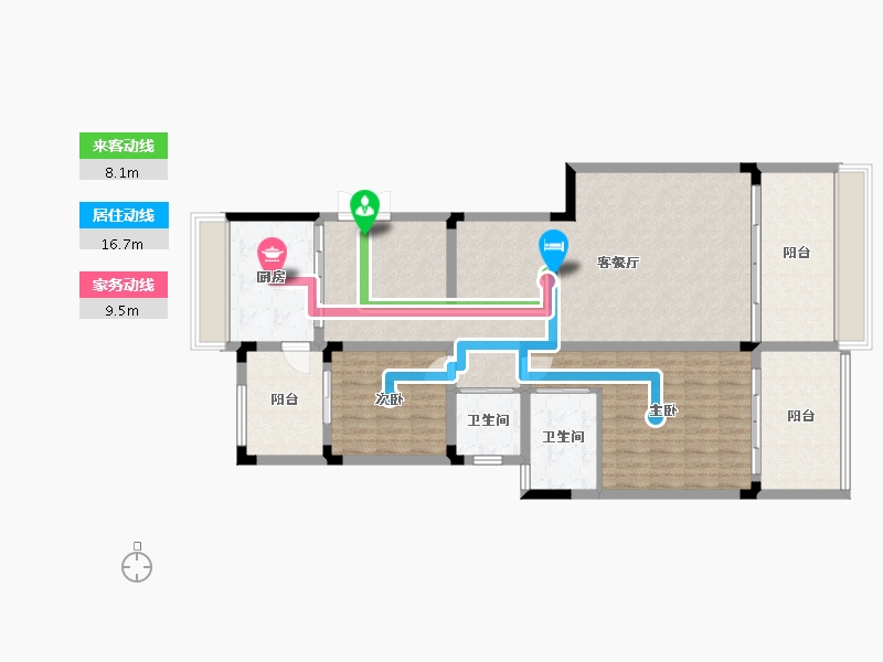 四川省-内江市-远达西城郡-150.00-户型库-动静线