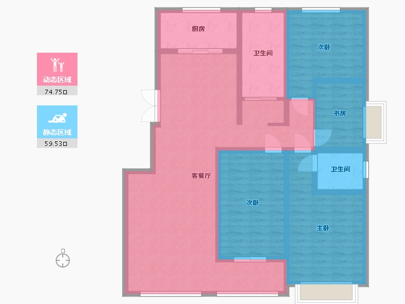 山东省-临沂市-万城花开-120.00-户型库-动静分区