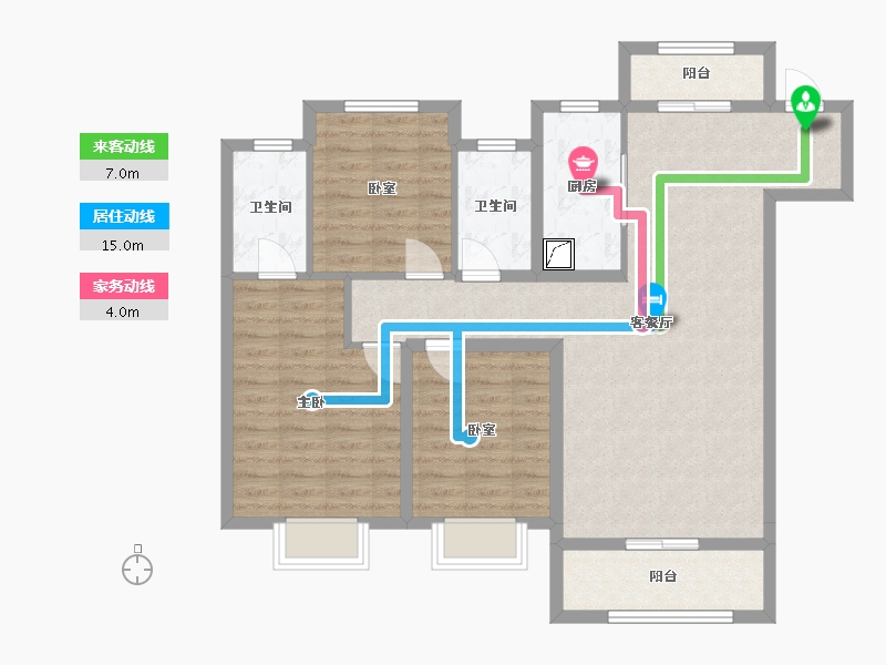 陕西省-延安市-延安万达城-79.00-户型库-动静线