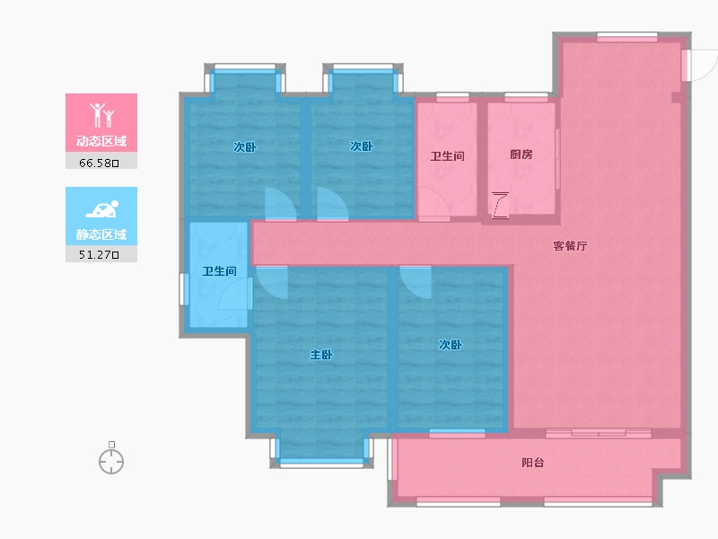 江西省-赣州市-未来城-112.24-户型库-动静分区