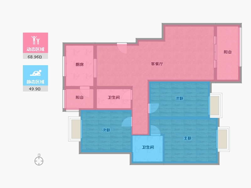 江西省-上饶市-兴安华城-114.00-户型库-动静分区