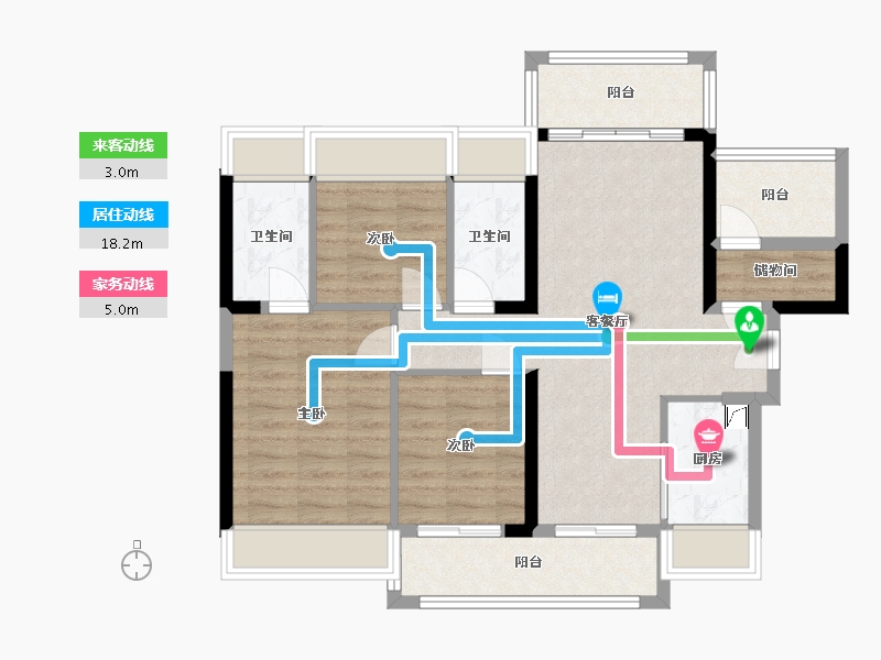 广东省-河源市-龙光城-89.00-户型库-动静线