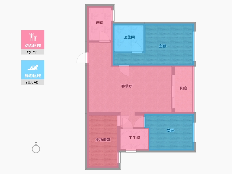 福建省-厦门市-中海杏林鹭湾-80.00-户型库-动静分区