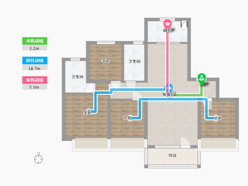 山东省-济南市-昆仑御-102.00-户型库-动静线