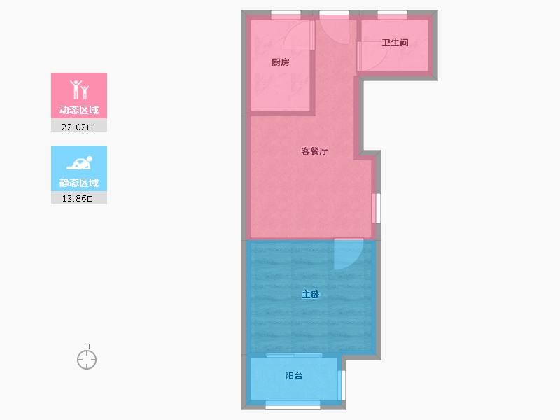 上海-上海市-龙盛佳苑-38.00-户型库-动静分区