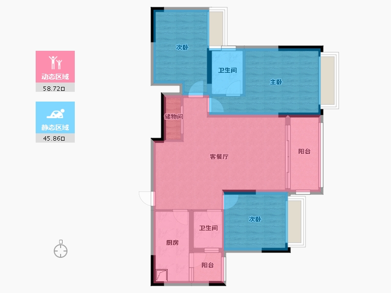 贵州省-黔东南苗族侗族自治州-云杉府-333333.00-户型库-动静分区