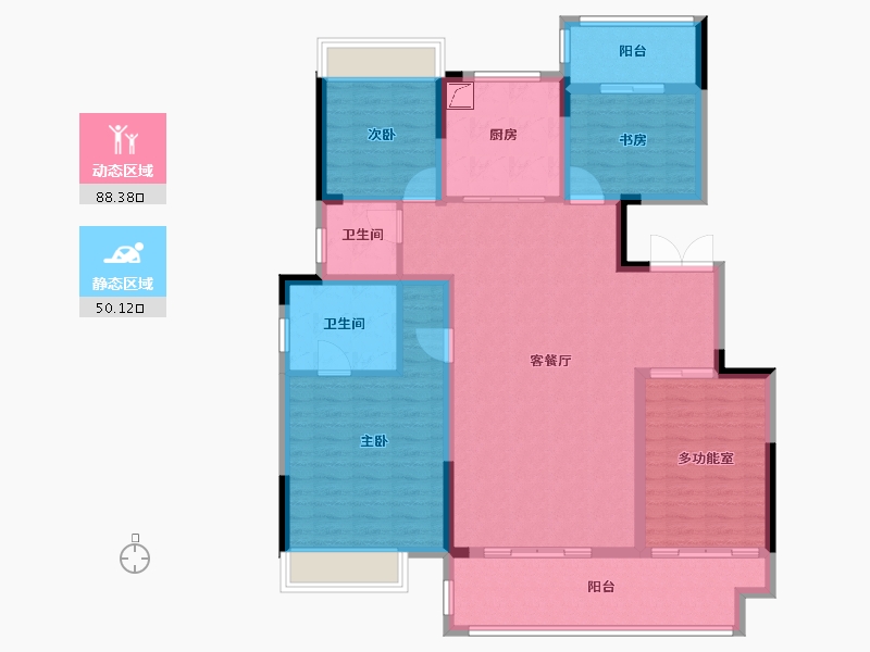 安徽省-滁州市-11222-125.00-户型库-动静分区