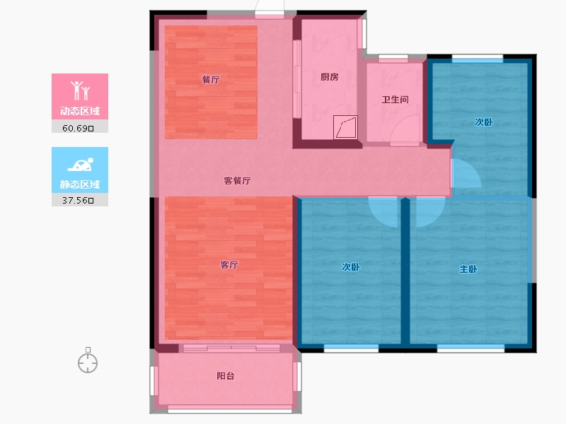 山东省-枣庄市-城建香樟园-88.00-户型库-动静分区