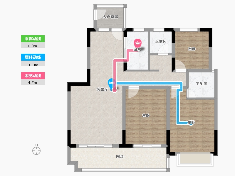 湖北省-黄冈市-中央新城-117.00-户型库-动静线