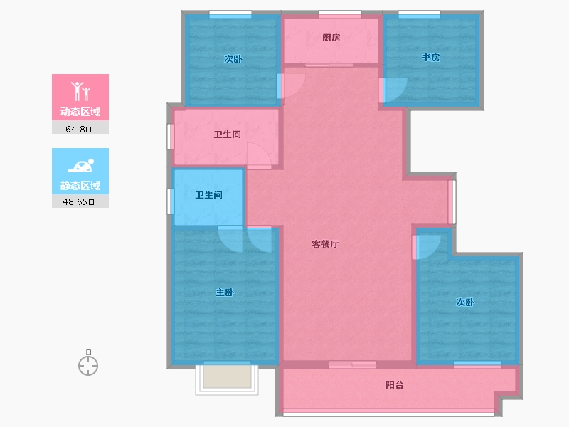 山东省-临沂市-上品新城-114.00-户型库-动静分区