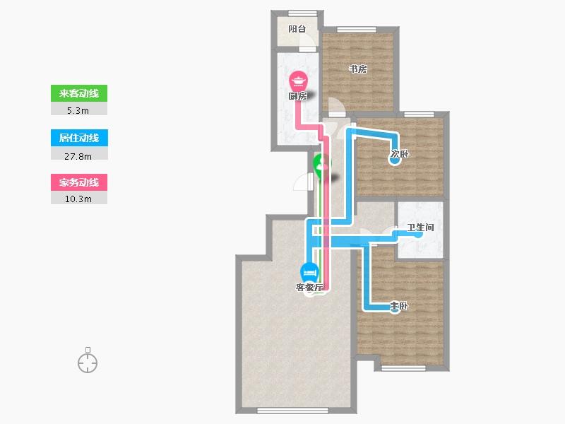 河北省-唐山市-中建城-108.00-户型库-动静线