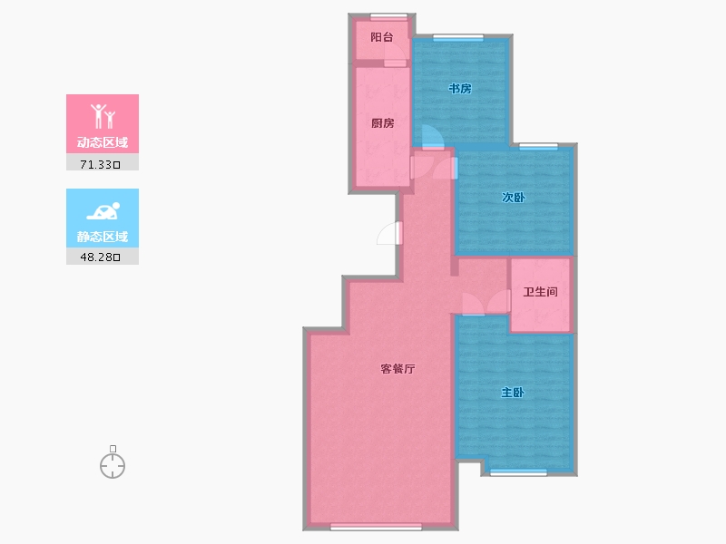 河北省-唐山市-中建城-108.00-户型库-动静分区