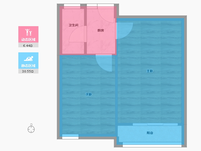 上海-上海市-日晖二村社区-36.10-户型库-动静分区