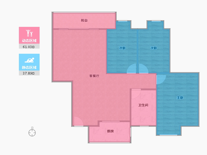 广东省-深圳市-新时速嘉园-83.01-户型库-动静分区