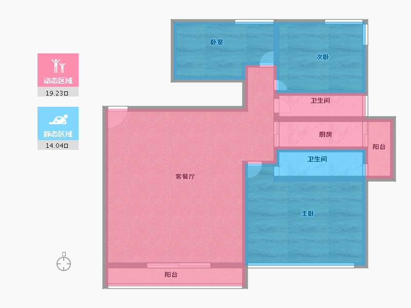 广东省-深圳市-棕榈滩花园小区-121.01-户型库-动静分区