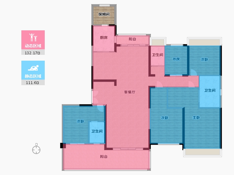 广东省-江门市-滨江天际-273.00-户型库-动静分区