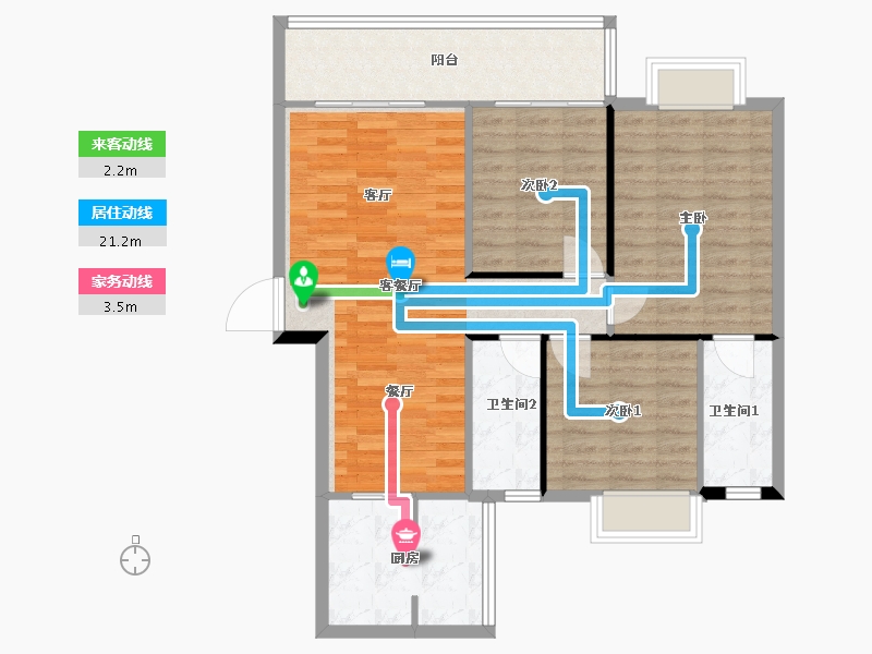 四川省-成都市-天和悦城-92.10-户型库-动静线