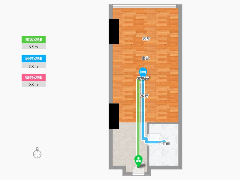 江苏省-南京市-德基世界贸易中心-52.80-户型库-动静线