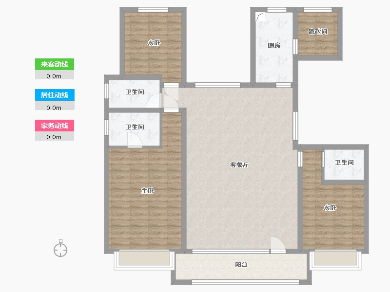 河北省-邢台市-邢台壹号院-167.00-户型库-动静线