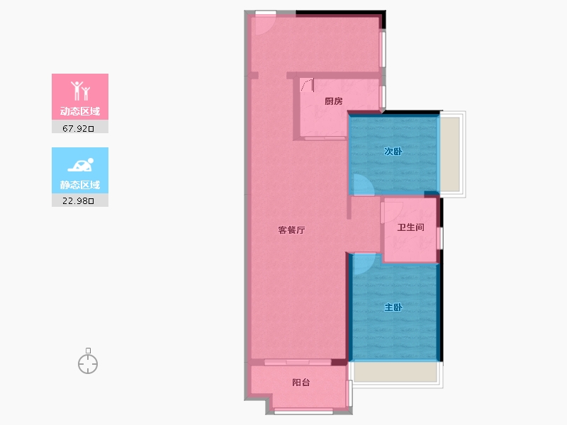 广东省-阳江市-美的大观-88.00-户型库-动静分区