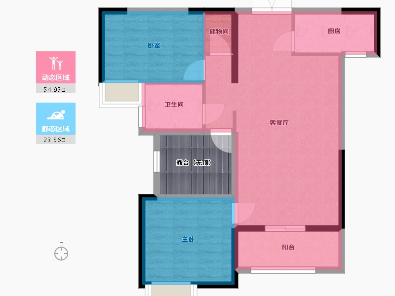 湖北省-宜昌市-江南URD(江南生态新城)-77.00-户型库-动静分区