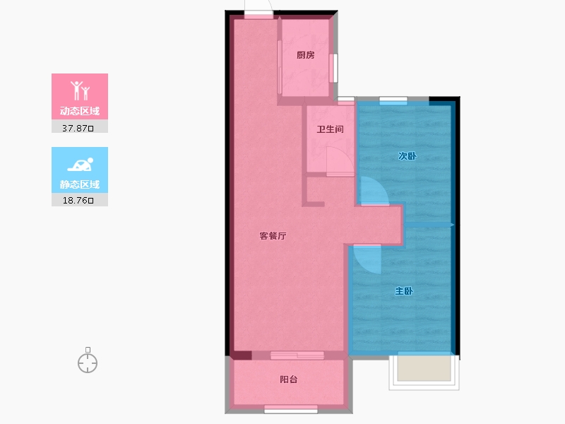 湖南省-常德市-状元华府-69.00-户型库-动静分区