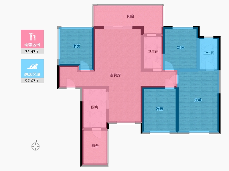 广西壮族自治区-玉林市-绿地城-99.30-户型库-动静分区