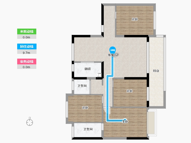 安徽省-宣城市-碧桂园-120.00-户型库-动静线