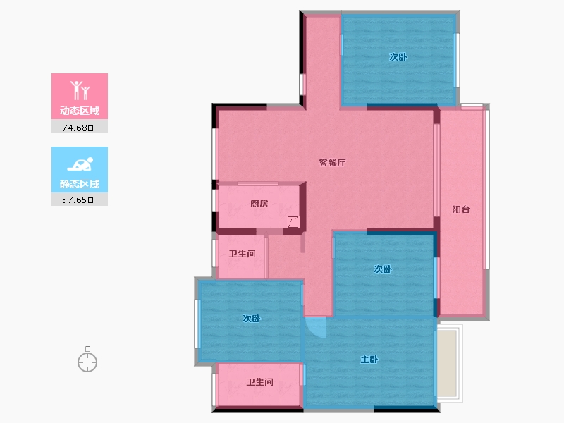 安徽省-宣城市-碧桂园-120.00-户型库-动静分区