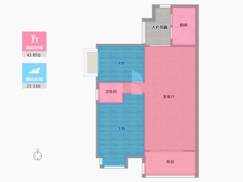 四川省-成都市-北回归线-69.94-户型库-动静分区