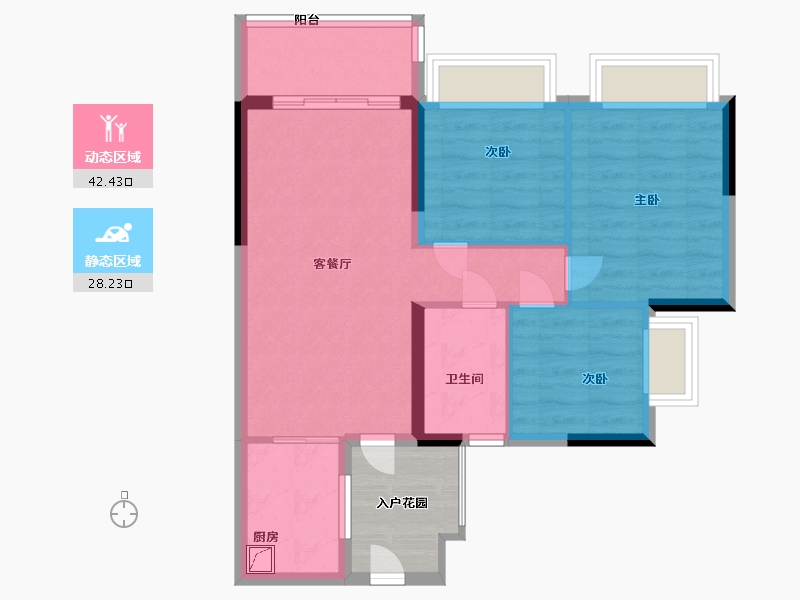 广东省-广州市-富力新城-68.00-户型库-动静分区