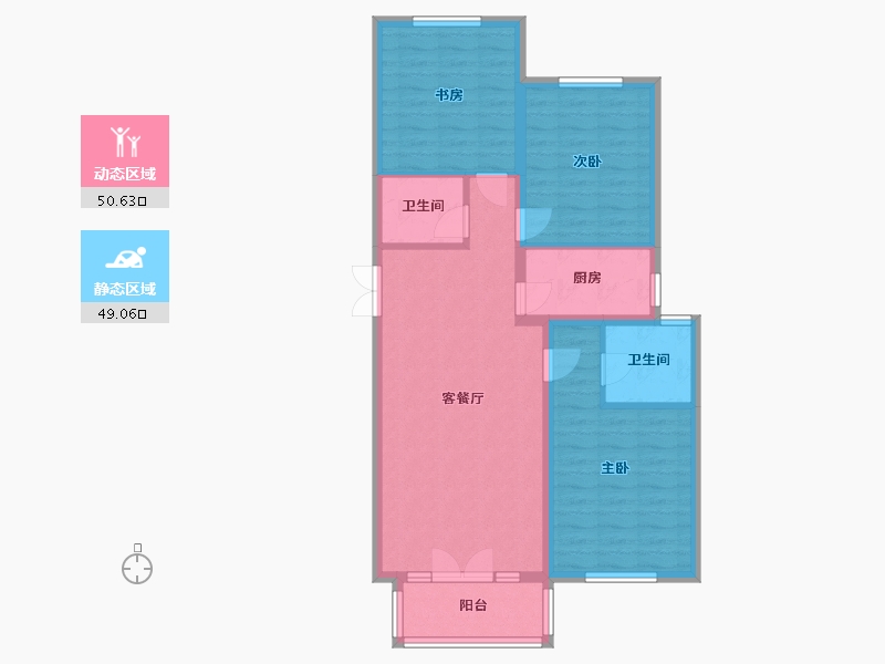 河北省-承德市-海城阳光-99.32-户型库-动静分区