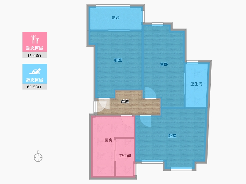 广东省-广州市-尚山佳境-90.00-户型库-动静分区