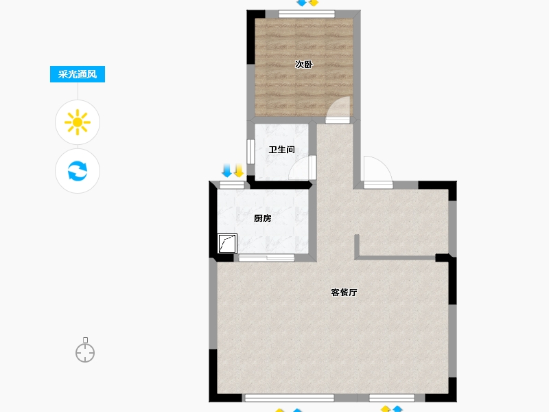 四川省-雅安市-君临别墅200一楼-100.00-户型库-采光通风