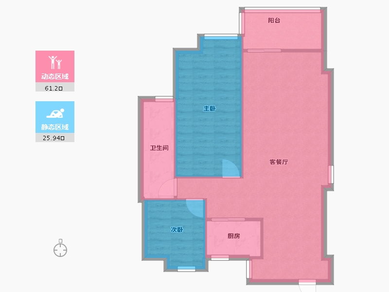 广东省-广州市-尚山佳境-85.00-户型库-动静分区