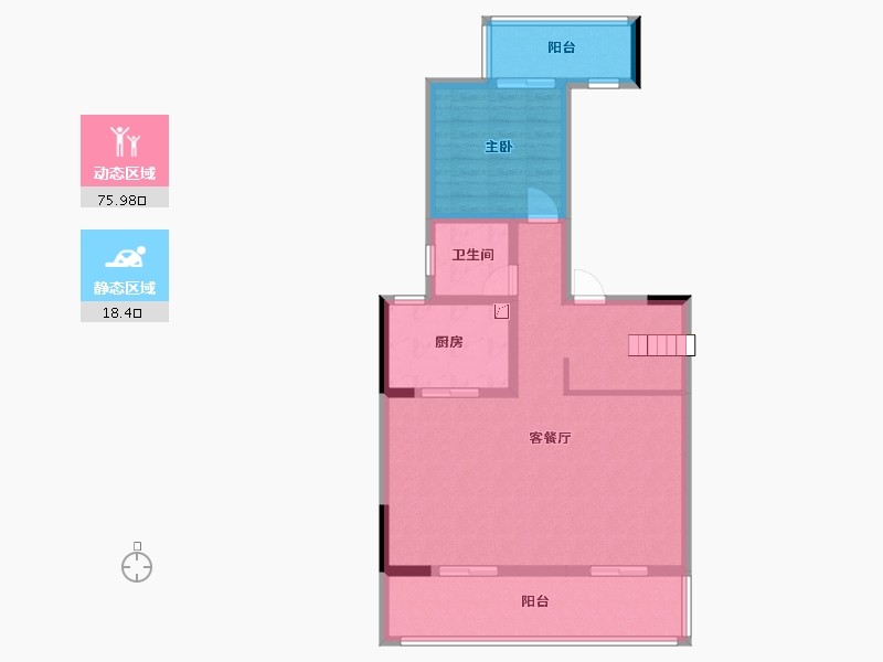 四川省-雅安市-君临别墅165一楼-82.50-户型库-动静分区