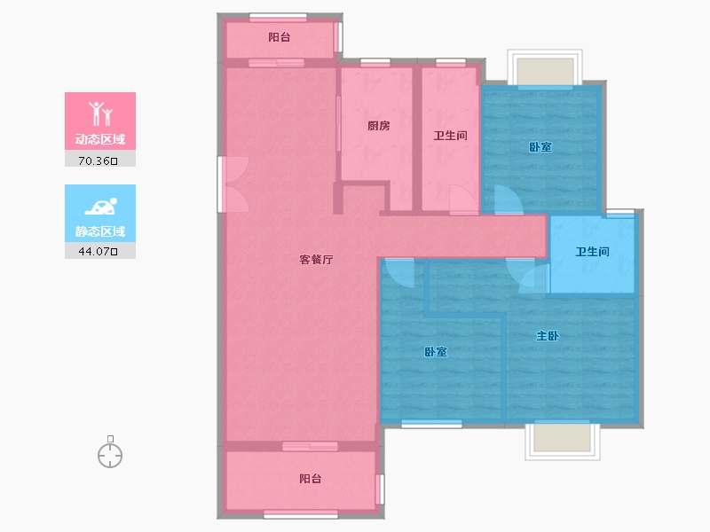 江西省-南昌市-新建城-107.00-户型库-动静分区