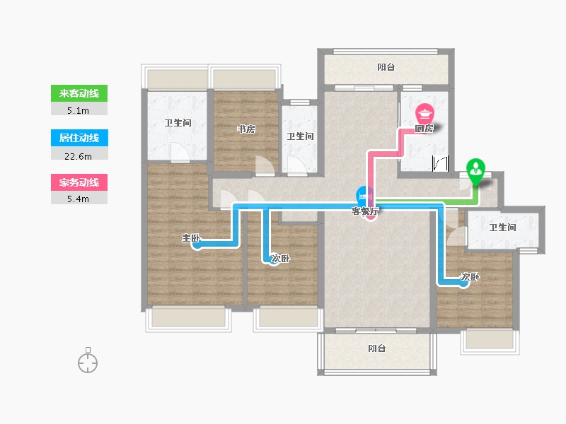 广东省-汕尾市-保利金町湾天奕小区-149.00-户型库-动静线