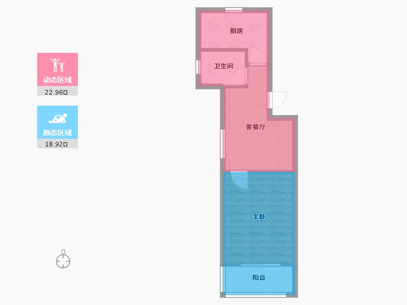 江苏省-南京市-燕华花园-38.00-户型库-动静分区