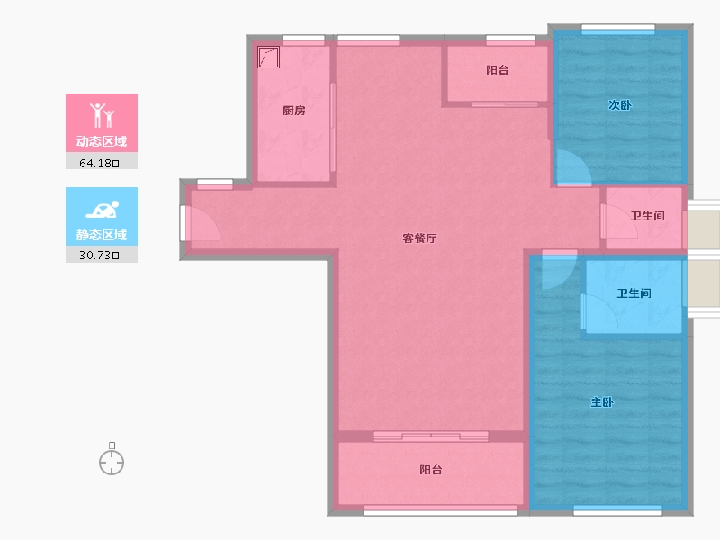 福建省-漳州市-漳发名都-110.00-户型库-动静分区