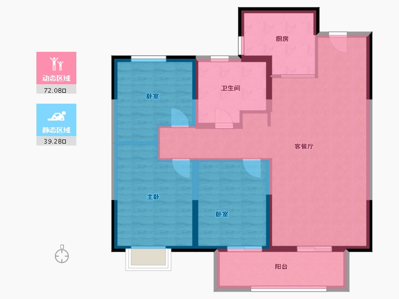 山东省-日照市-君悦府-81.00-户型库-动静分区