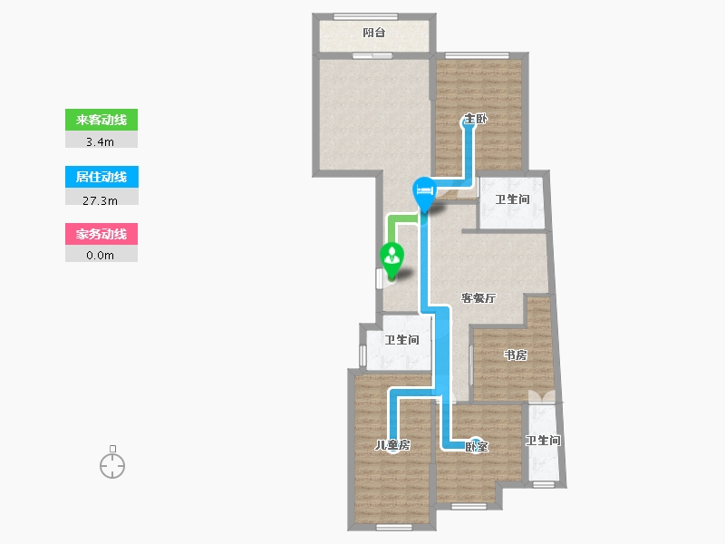 福建省-厦门市-禹州尊海-124.00-户型库-动静线