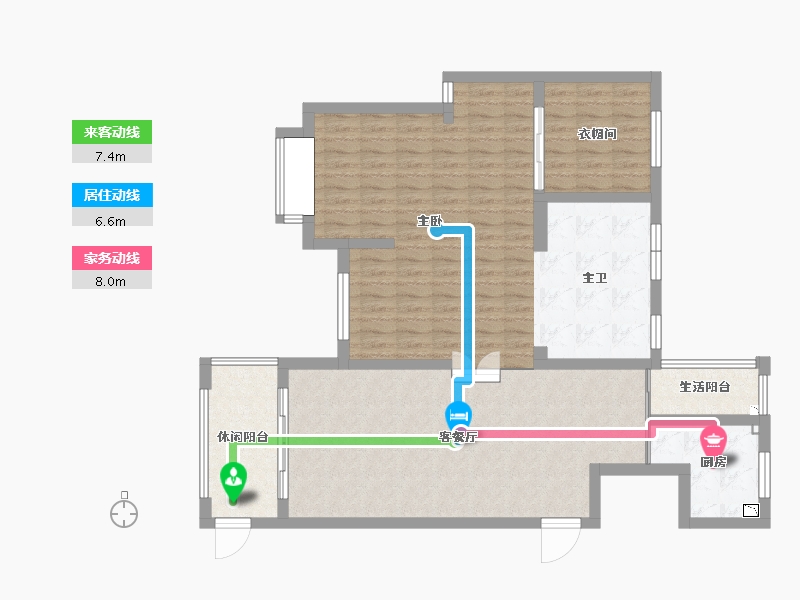 湖南省-长沙市-丰升德润小区-114.17-户型库-动静线