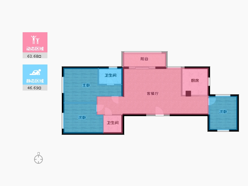 河南省-郑州市-金水府-100.00-户型库-动静分区