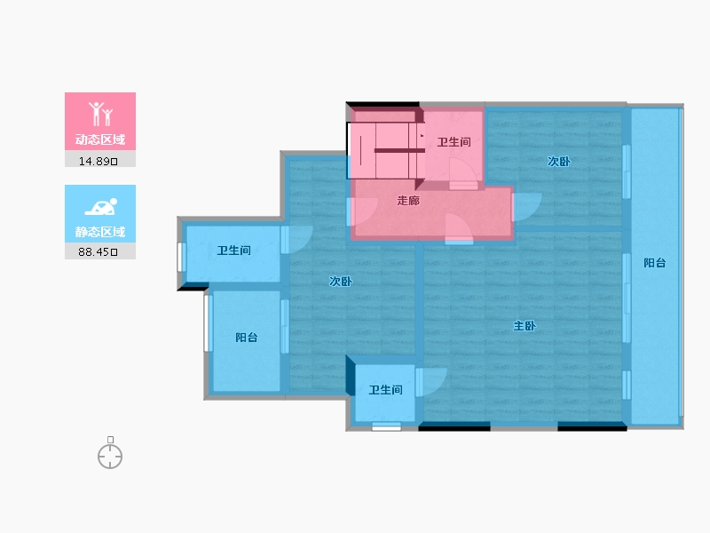 四川省-泸州市-天誉誉府-168.00-户型库-动静分区