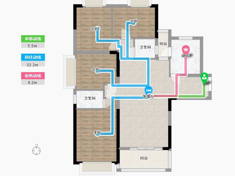 广东省-汕尾市-御景皇廷-116.56-户型库-动静线